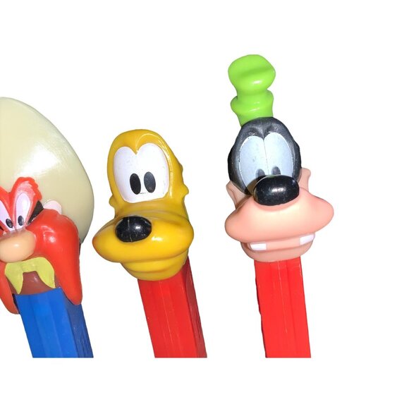 Warner Bros Looney Tunes PEZ containers Goofy Pluto Bugs Yosemite Sam - Picture 3 of 7